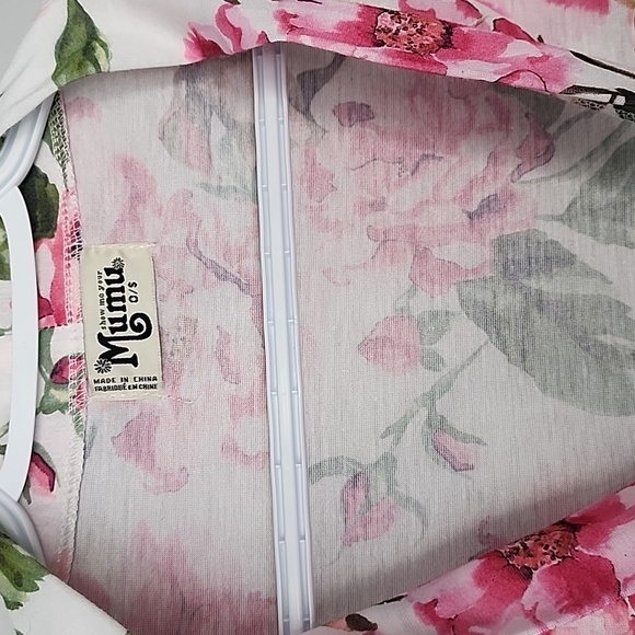 Show me your Mumu floral rose pink robe o/s one size - Picture 3 of 6